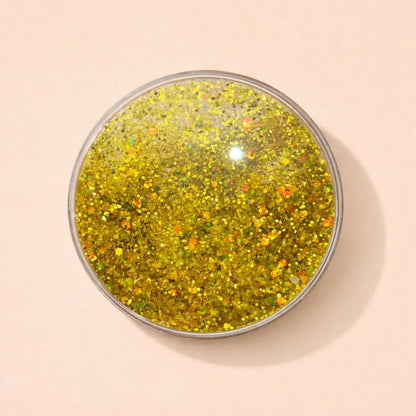 Golden Glitter Liquid Coaster Heat Resistant Cup Mat Decorative