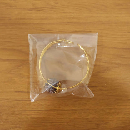 Rudraksha Gold Plated Bracelet Spiritual Healing Bead Kada for Men