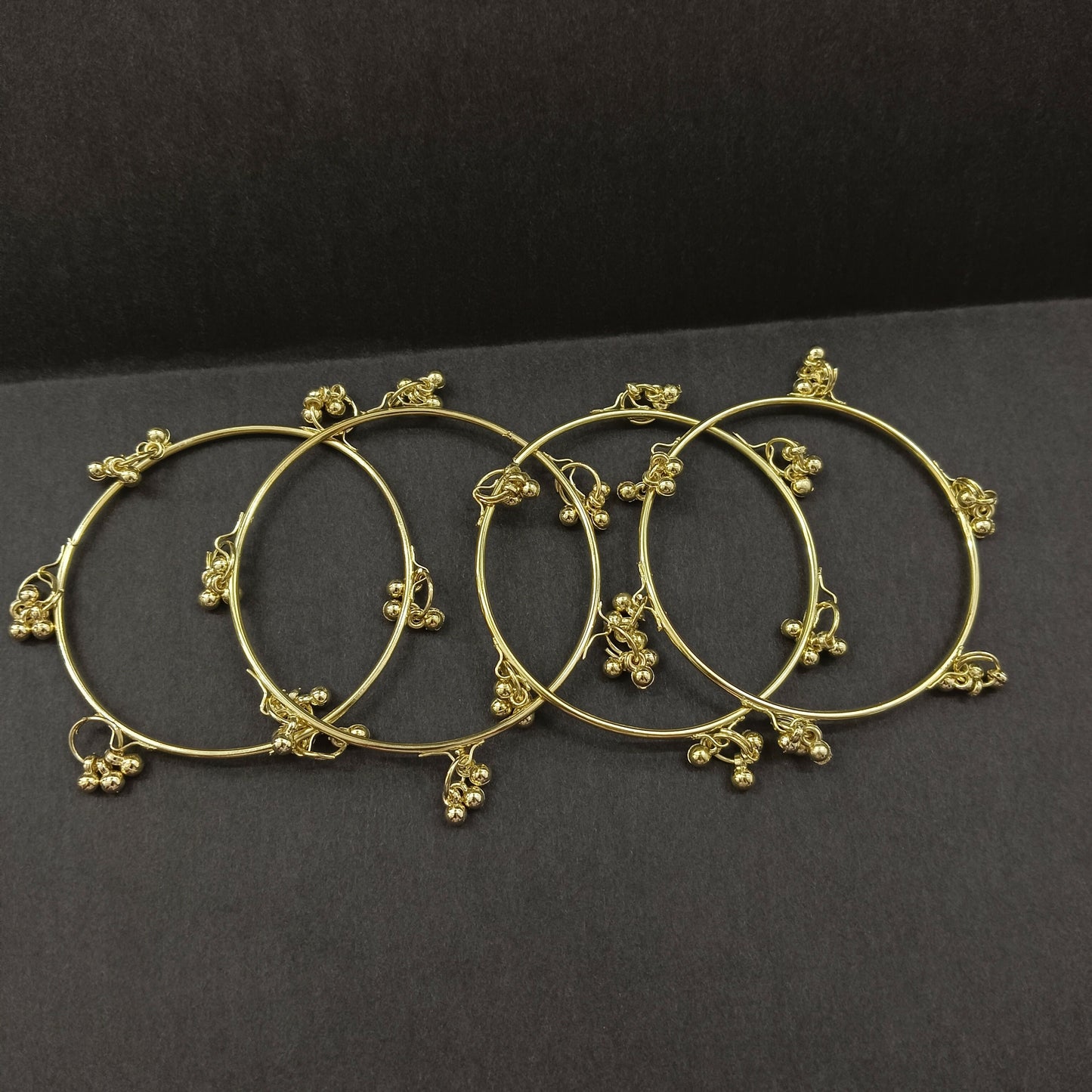 Kashmiri bangles set on a display, showcasing ethnic jewelry