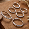 Adjustable Toe Ring Set for Women (3 Pair Combo) Stylish Silver Jewellery