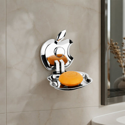 Elegant stainless steel soap holder with easy-to-clean chrome finish
