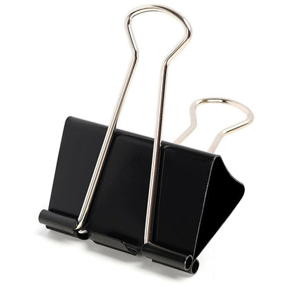 Heavy Duty Binder Clips Set with Strong Spring Grip for Office & School Use (51 mm, 12 Pieces)