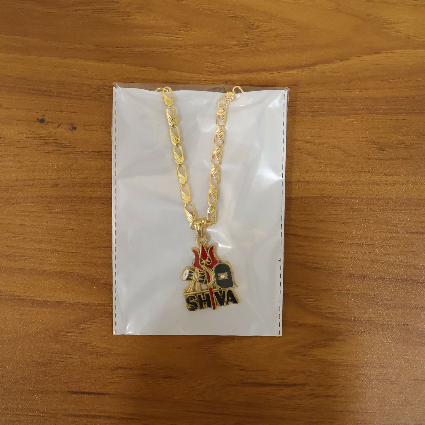 Shiva Trishul Pendant with Designer Chain