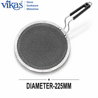Vikas Honeycomb Roti Tawa Stainless Steel Cooking Tawa with Heat Resistant Handle