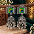Peacock Heritage Jhumka – A Statement of Royal Tradition & Timeless Elegance
