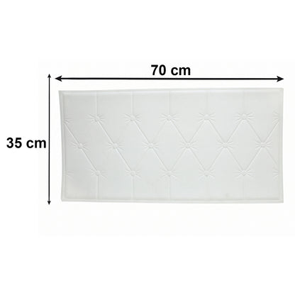 bedroom decorative foam wall tile white