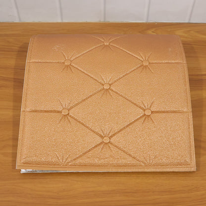 DIY self adhesive wall decor brown