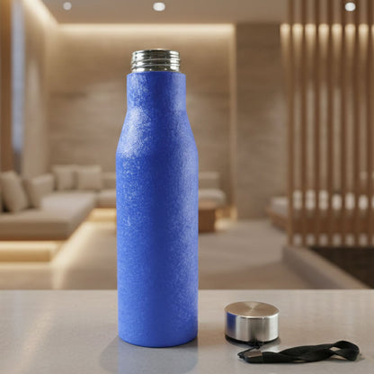 Custom Classic Stainless Steel Water Bottle Blue Color (1000 ML, 1 Piece)