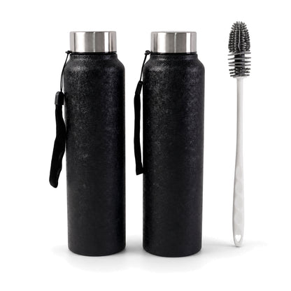 Buy 1 Stainless Steel Water Bottle with Free Cleaning Brush and Bottle (1 Set)