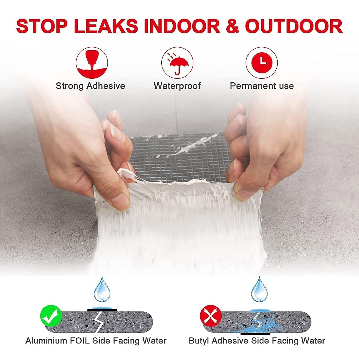 Waterproof Roof Tape – Strong Seal for Leaks & Joints