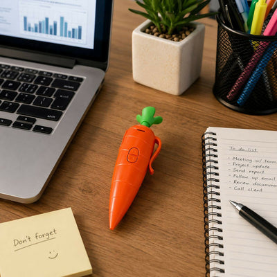 Carrot Shape Voice Recording Pen Toy for Kids | Record & Playback Learning Pen