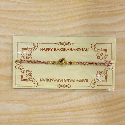 Beautiful Sparkle Designer Rakhi with Stone Work, Sleek Thread and Premium Look