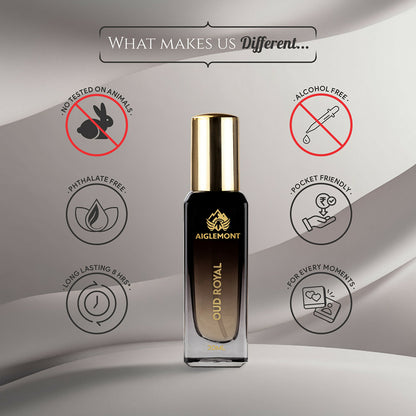 Aiglemont Oud Royal Alcohol-Free Long Lasting Perfume Spray for Men & Women 20ml