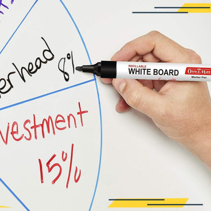 Close-up of bullet tip whiteboard marker