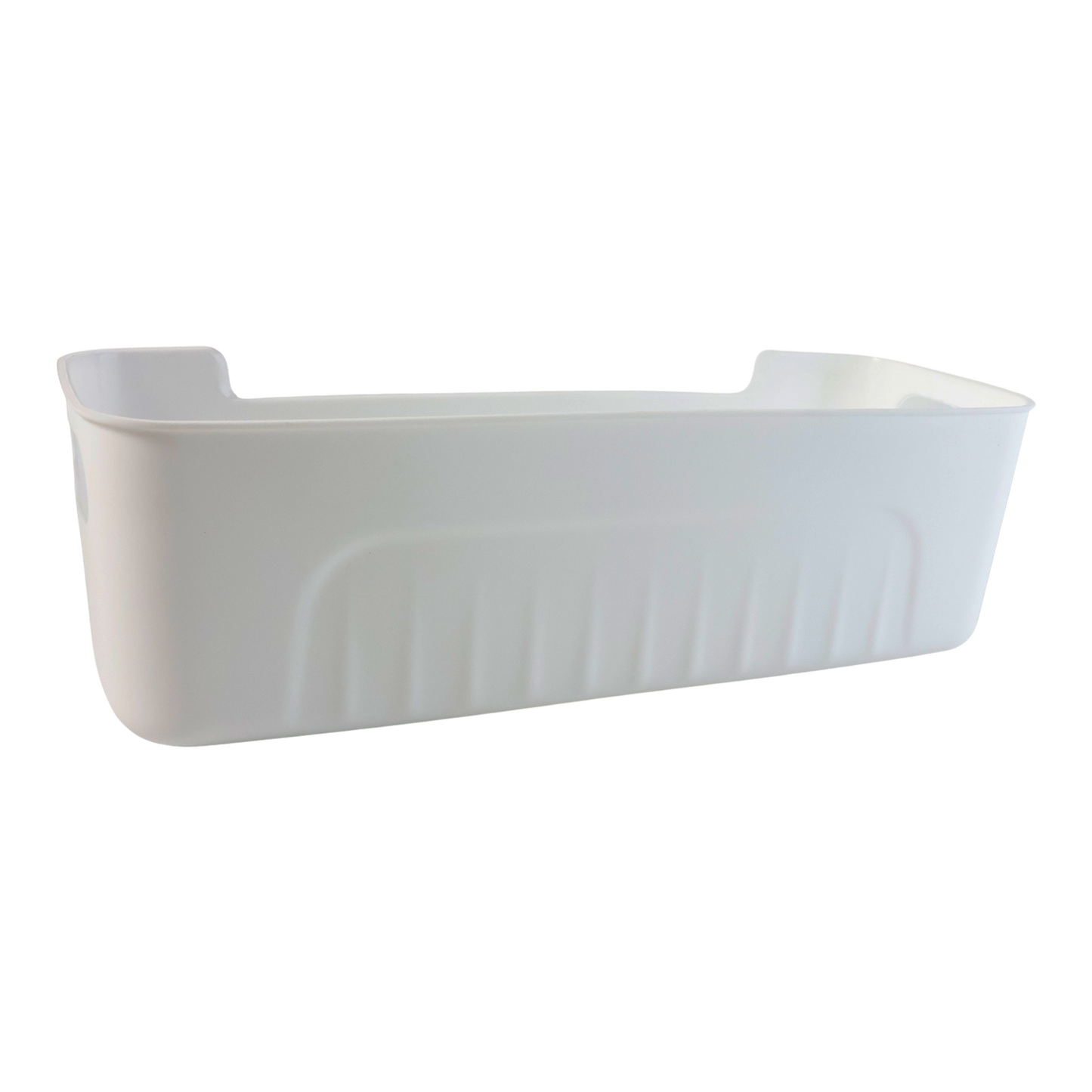 White Plastic Storage Basket Tray Set (4 Pcs)