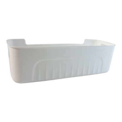 White Plastic Storage Basket Tray Set (4 Pcs)