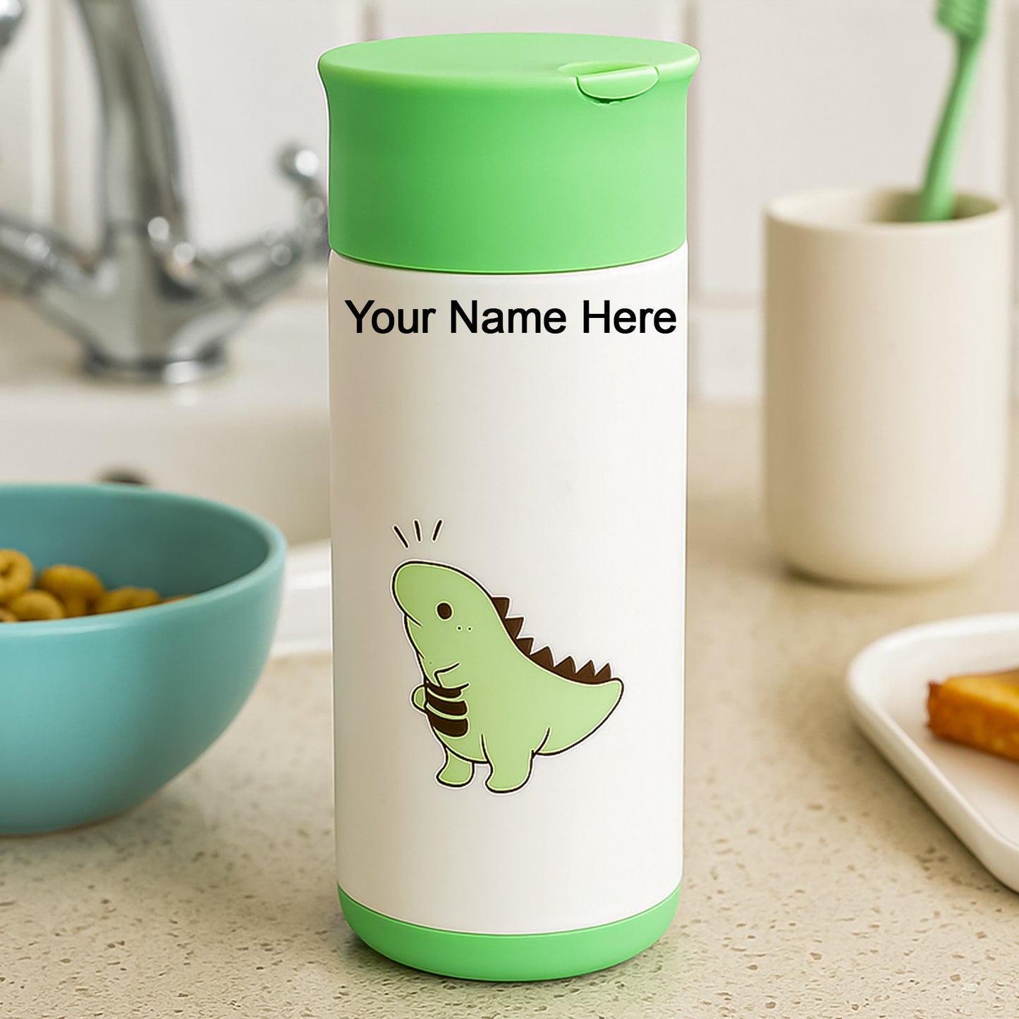 Customize Outdoor Sport Glass water bottle 350ml leak proof BPA-free for travel cold and hot water glass water bottle with daily water intake for gym and children, Home, Travel, Office Use  (350ml)