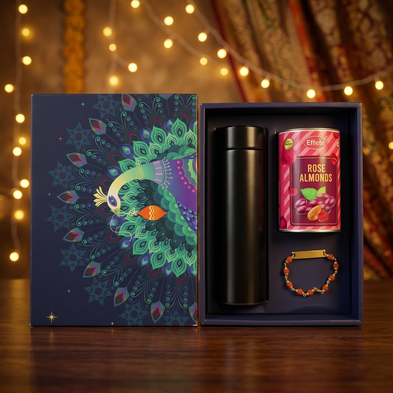 Chocolate included in rakhi gift set