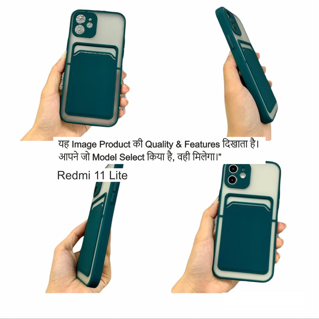 Pocket Smoke with Camera Protection Case For Redmi 11 Lite