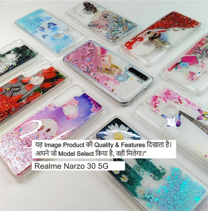 Water Shimmer Printed Case Case For Realme Narzo 30 (5G)