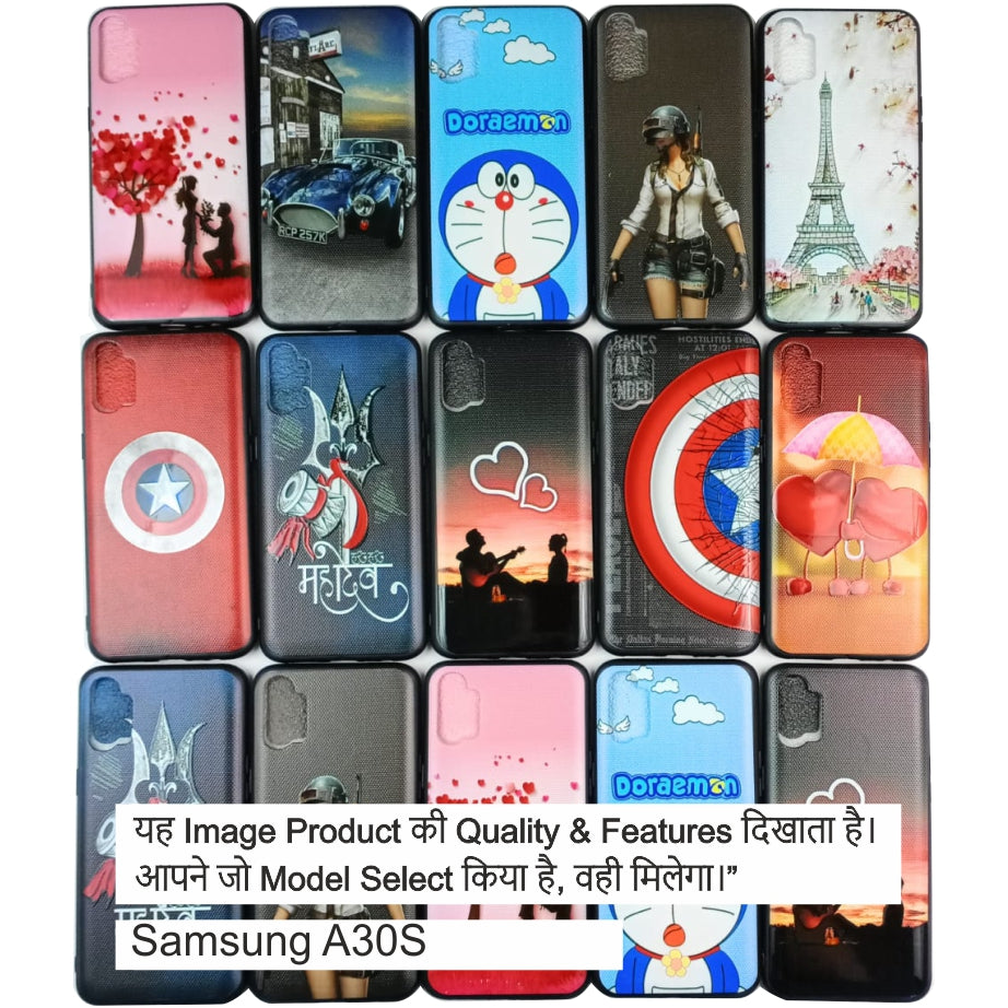 3D UV Printed Hard Cover Case For Samsung A30S