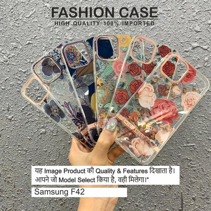 Fashion Animal Flower Print Case Case For Samsung F42