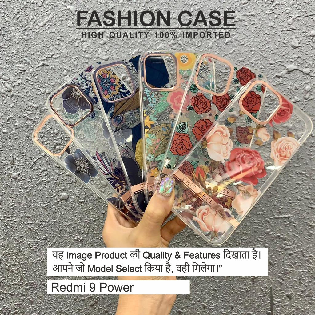 Fashion Animal Flower Print Case Case For Redmi 9 Power