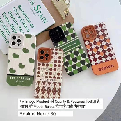 Leather Silicone Cartoon Case Case For Realme Narzo 30