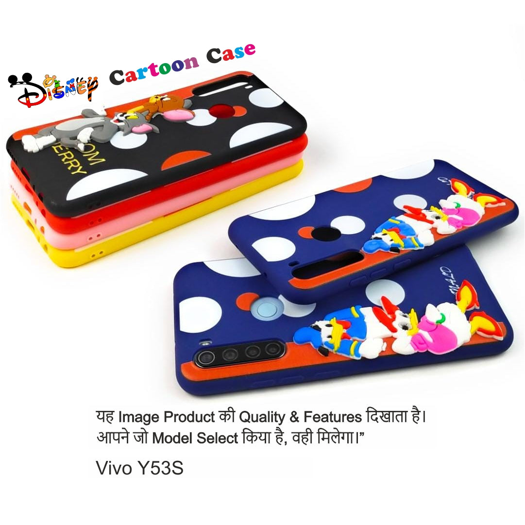 Disney Cartoon Back Case Case For Vivo Y53s