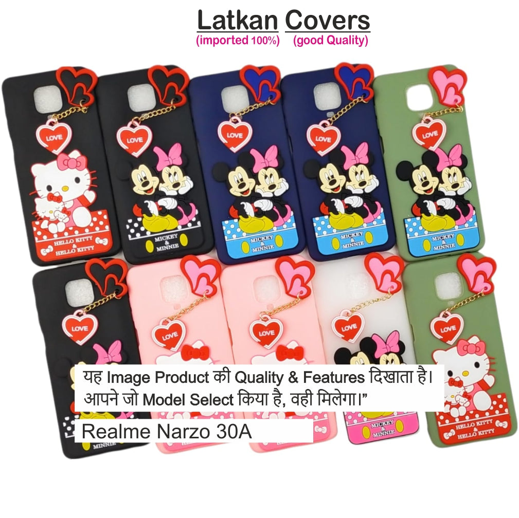 Latkan Girls Soft Case Case For Realme Narzo 30a