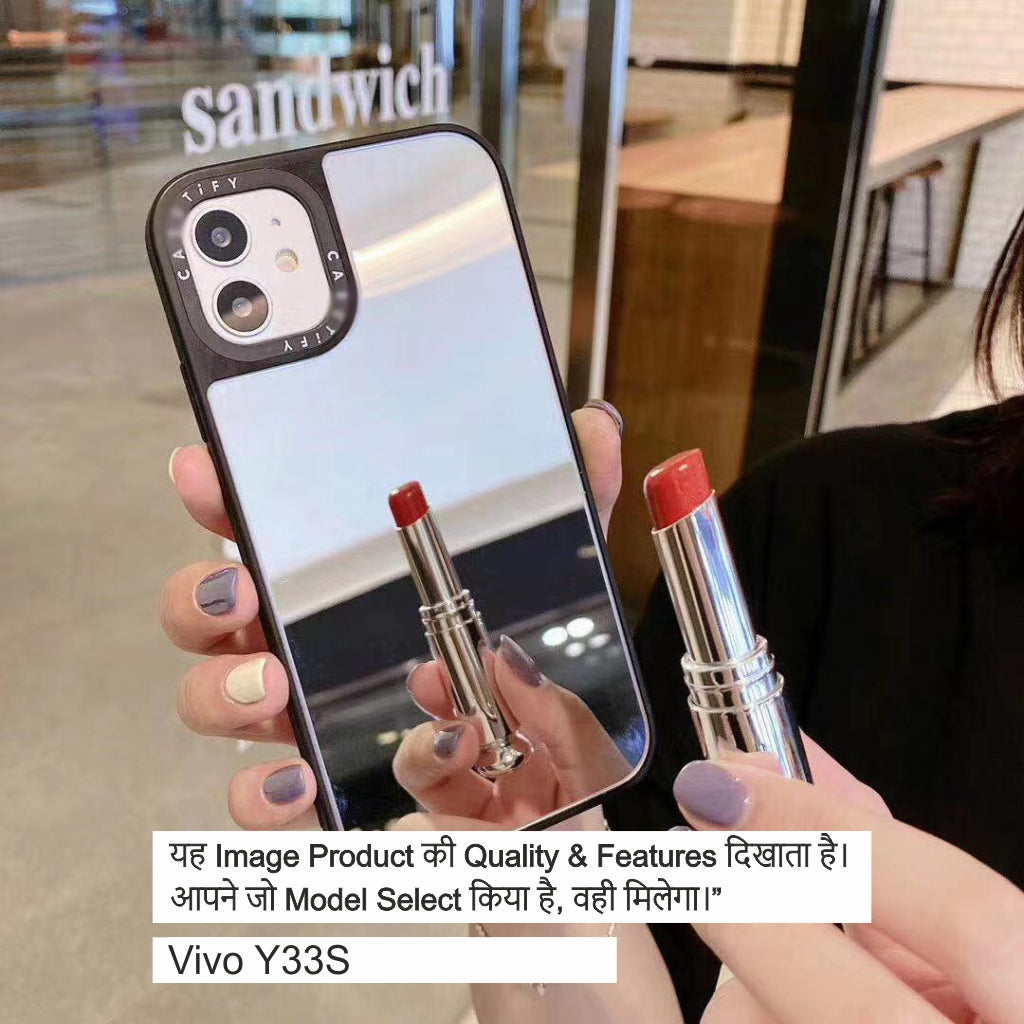 Mirror Case Case For Vivo Y33S