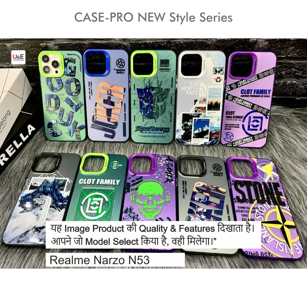 CASE-PRO Style Series Case For Realme Narzo N53