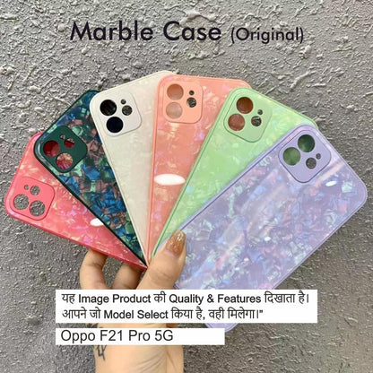 Marble Fancy Designer Case Case For Oppo F21 Pro 5G