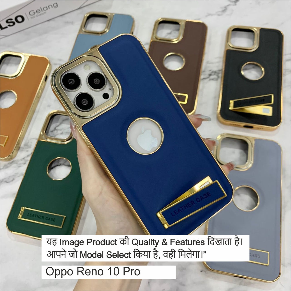 Leather Case (With Stand) Case For Oppo Reno 10 Pro
