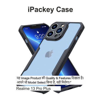 iPackey Cases (Only Black) Case For Realme 13 Pro Plus