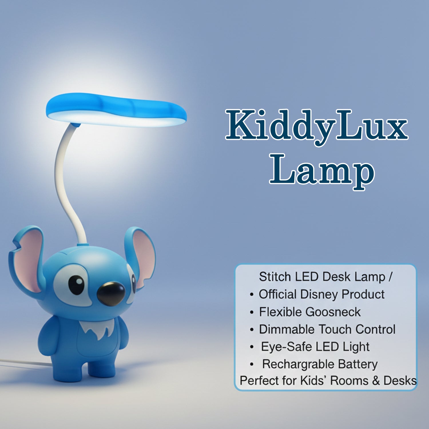 Cute Cartoon Animal LED Desk Lamp for Kids Study Table & Night Light