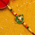 Rakshabandhan Leaf Design ganesh jiRakhi – Symbol of Love & Protection