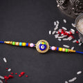 Evil Eye BRO Rakhi – Vibrant Beads & Soft Thread for Raksha Bandhan