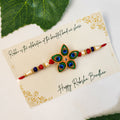 Mor Pankh Rakhi – Unique Star-Shaped Peacock Design for Raksha Bandhan