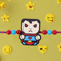 Superhero Rakhi for Brother – Cartoon Character Kids Beaded Design