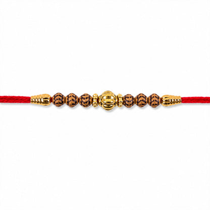 Traditional Design Beads Spiritual Designer Rakhi for Brother