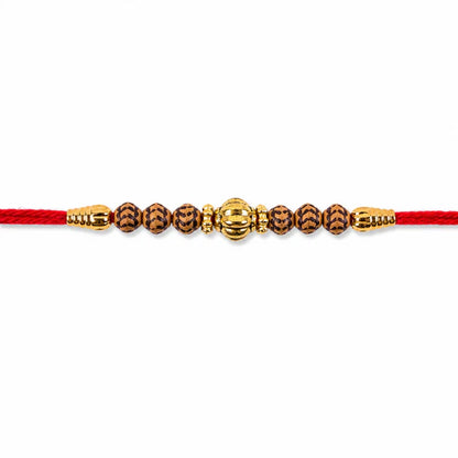 Traditional Design Beads Spiritual Designer Rakhi for Brother