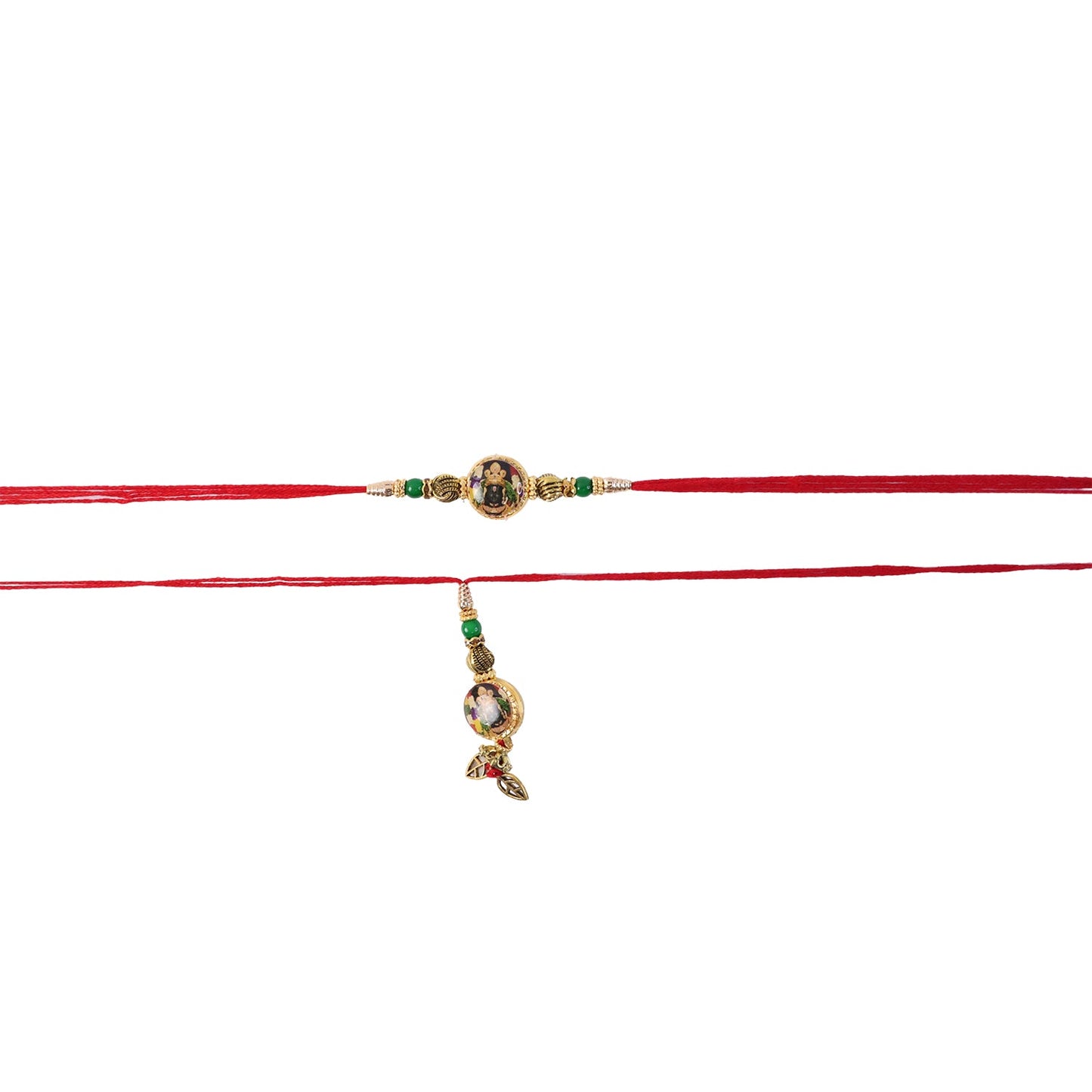 Bead Bhabhi Rakhi with vibrant colors