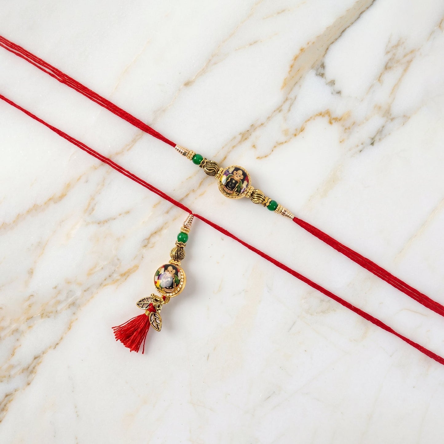 Festive card included with Bead Bhabhi Rakhi