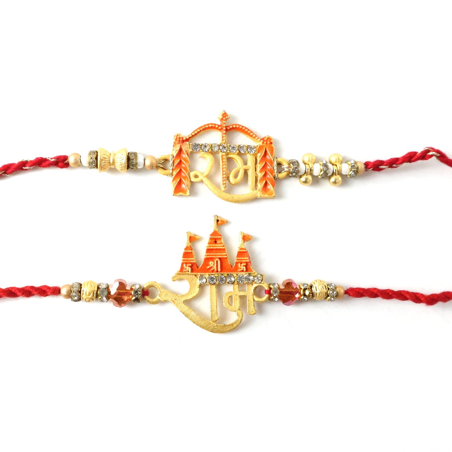 Shubh Labh Bhabhi Rakhi displayed with traditional décor