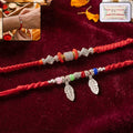 Premium Bhabhi Lumba Rakhi – Elegant traditional thread with colorful beads