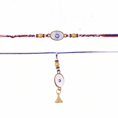 Evil Eye Bhabhi Rakhi showing protective design element