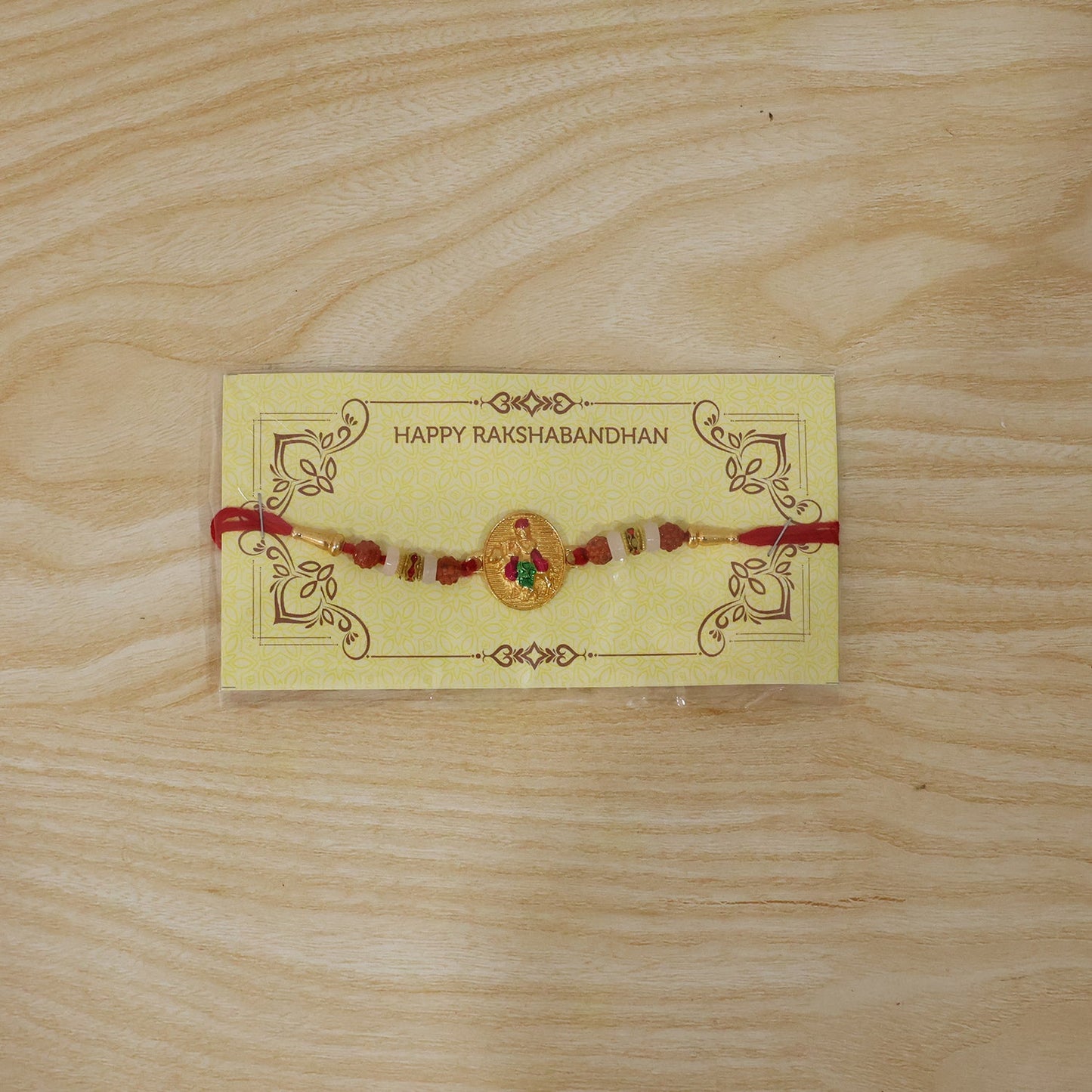 Full length of Lord Krishna design rakhi with beads