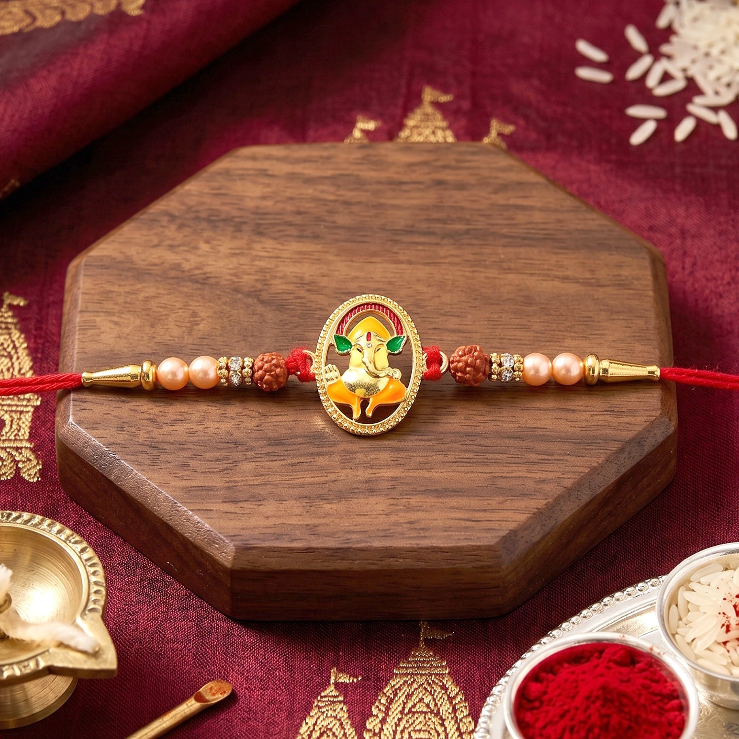 Ganesh decorative Rakhi for Raksha Bandhan celebration