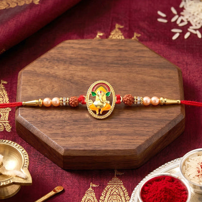 Ganesh decorative Rakhi for Raksha Bandhan celebration